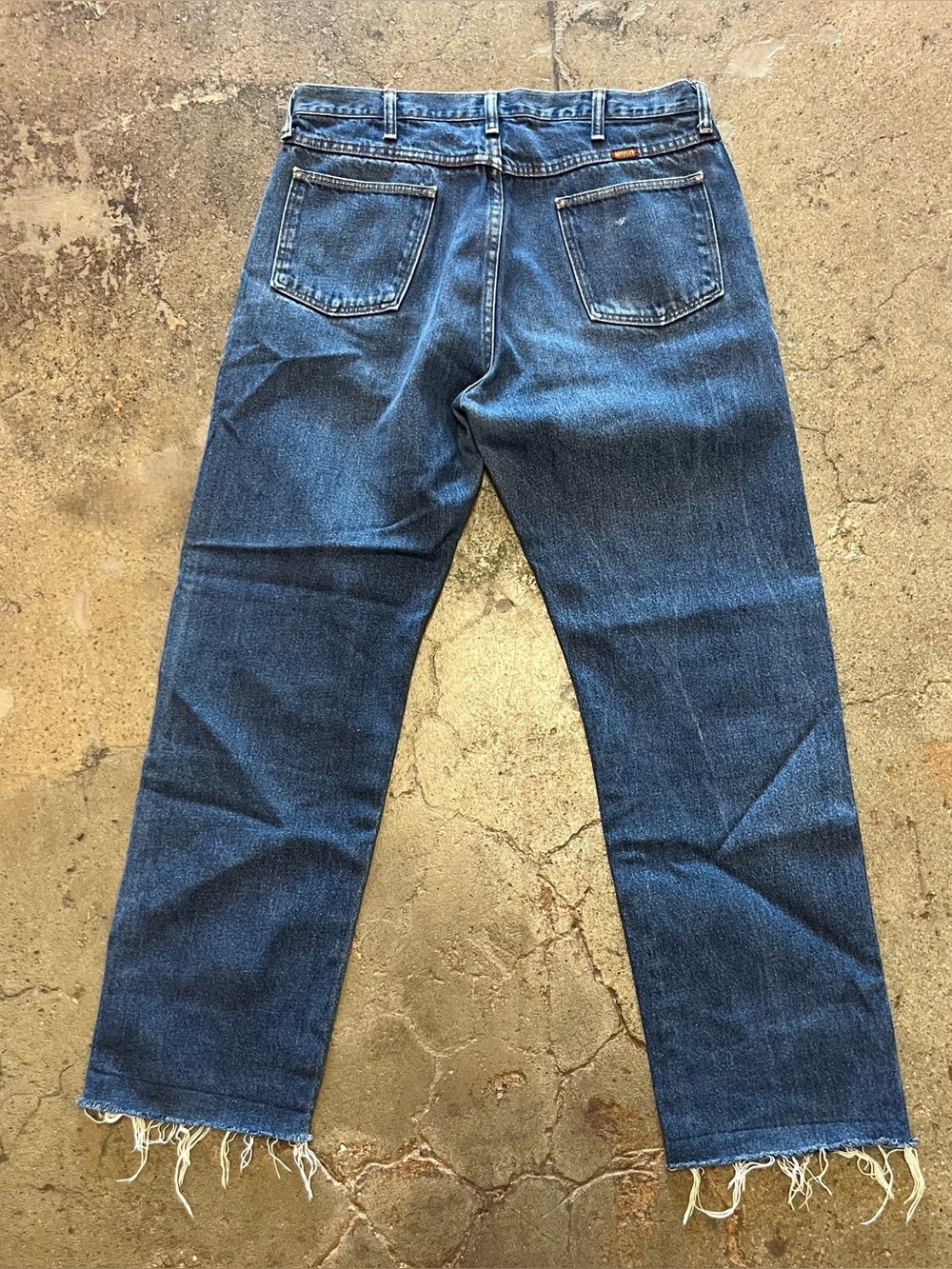 Vintage Rustler Cutoff Jeans (34 x 32)